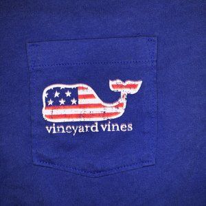 Vineyard Vines American Flag Short Sleeve Tee